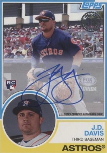 2018 Topps - J.D. Davis #83A-JD