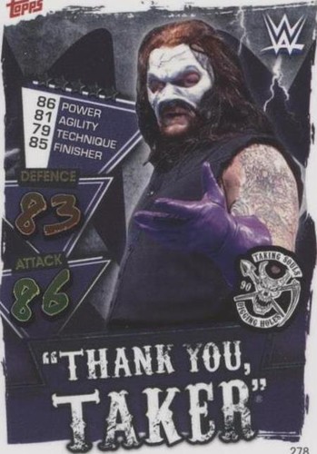 2021 Topps WWE Slam Attax - Undertaker #278