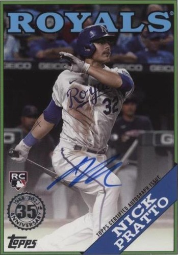 2023 Topps Update Series - Nick Pratto #88BA-NP