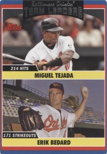 2006 Topps Updates & Highlights - Erik Bedard Miguel Tejada #UH310