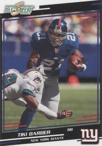 2004 Score Tiki Barber #207