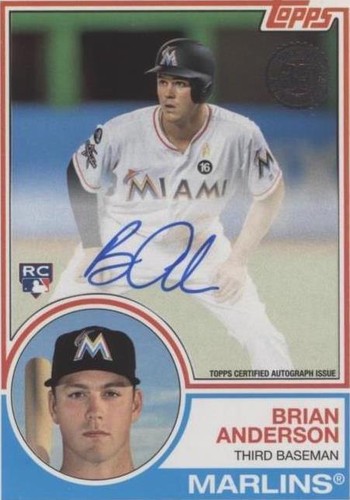 2018 Topps - Brian Anderson #83A-BA