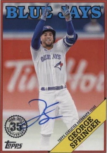 2023 Topps Series 1 - George Springer #88BA-GS