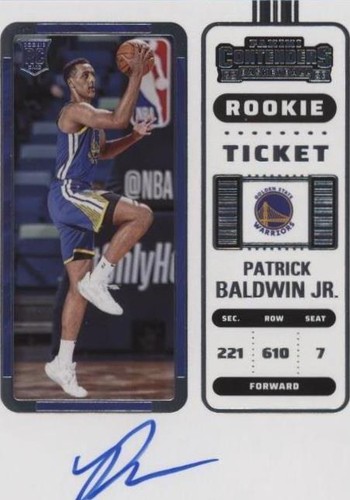 2022-23 Panini Contenders - Patrick Baldwin Jr. #132