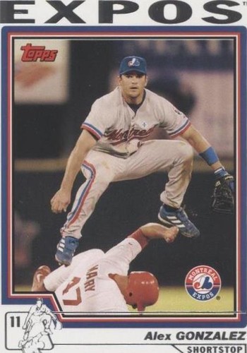 2004 Topps Traded and Rookies - Alex Gonzalez #T6