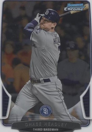 2013 Bowman Chrome - Chase Headley #195