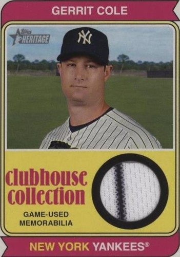 2023 Topps Heritage High Number - Gerrit Cole #CCR-GC