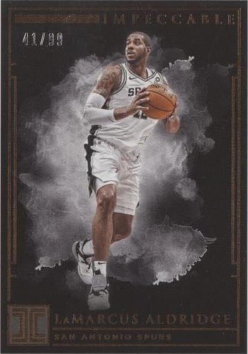 2018-19 Panini Impeccable - LaMarcus Aldridge #34