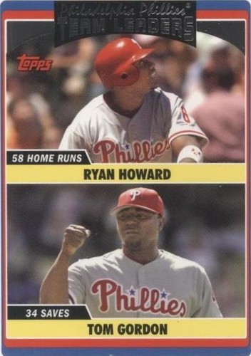 2006 Topps Updates & Highlights - Ryan Howard Tom Gordon #UH292