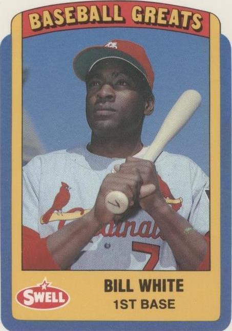 1990 Swell Baseball Greats - Bill White #9