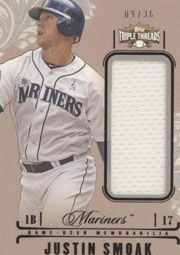 2014 Topps Triple Threads - Justin Smoak #UJR-JS