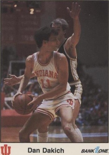 1986 Bank One Indiana Hoosiers Greats I - Dan Dakich #17