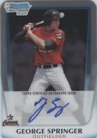 2011 Bowman Draft Picks & Prospects - George Springer #BCAP-GS
