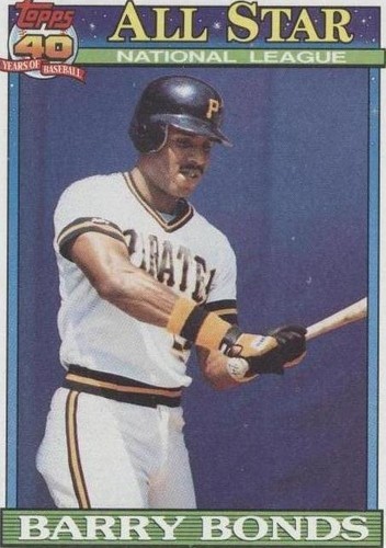 1991 Topps Baseball Barry Bonds NL All-Star Card #401 ~ PSA