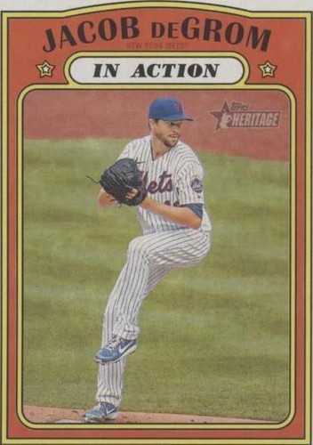 2021 Topps Heritage - Jacob deGrom #100