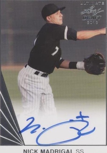 2018 Leaf Ultimate Draft - Nick Madrigal #BA-NM1