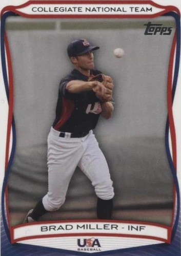 2010 Topps USA Baseball Team - Brad Miller #USA-35