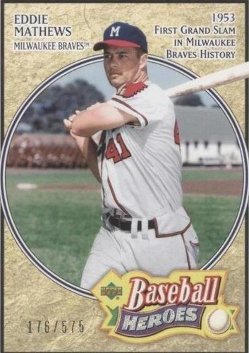 2005 Upper Deck Baseball Heroes - Eddie Mathews #116