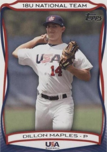 2010 Topps USA Baseball Team - Dillon Maples #USA-9