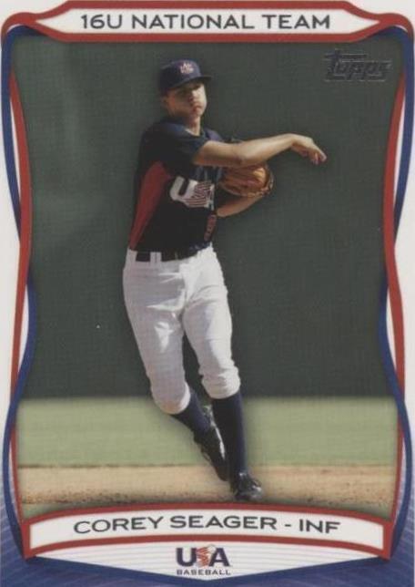 Equipo de béisbol Topps 2010 de Estados Unidos - Corey Seager #USA-62