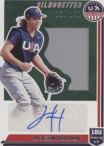 2022 Panini USA Baseball Stars & Stripes - Jackson Holliday #SIL-JH