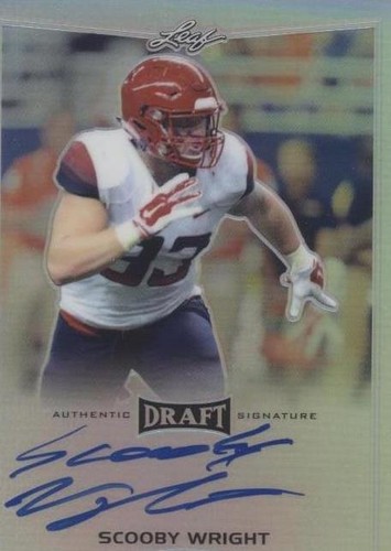 2016 Leaf Metal Draft Scooby Wright III #BA-SW1