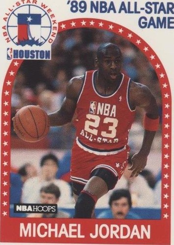 1989 Fleer Hoops All-Star Game Basketball Card #21 Michael 1989 Fleer Hoops All-Star Game Basketball Card #21 Michael