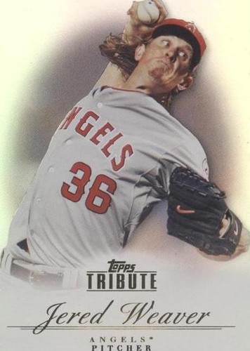 2012 Topps Tribute - Jered Weaver #87