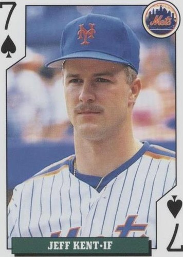 1992 Bicycle Baseball Rookies Playing Cards - Jeff Kent #7S