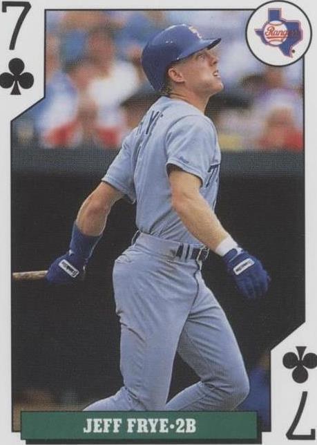 1992 Bicycle Baseball Rookies Playing Cards - Jeff Frye #7C