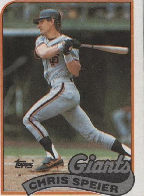 1989 Topps - Chris Speier #94