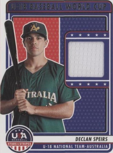 2023 Panini USA Baseball Stars & Stripes - Declan Speirs #U18-DP