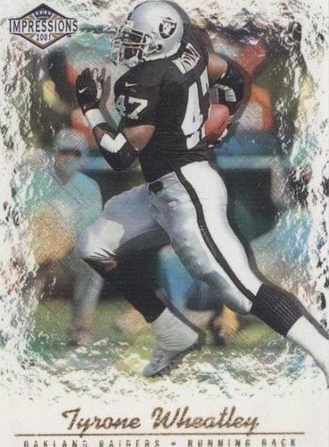 2001 Pacific Impressions Tyrone Wheatley #101