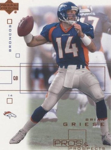 2001 Upper Deck Pros & Prospects Brian Griese #28