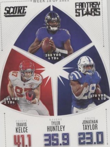 2022 Score Jonathan Taylor Travis Kelce Tyler Huntley #FS15