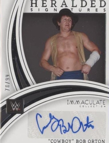 2022 Panini Immaculate Collection WWE - Bob Orton #HS-CBO