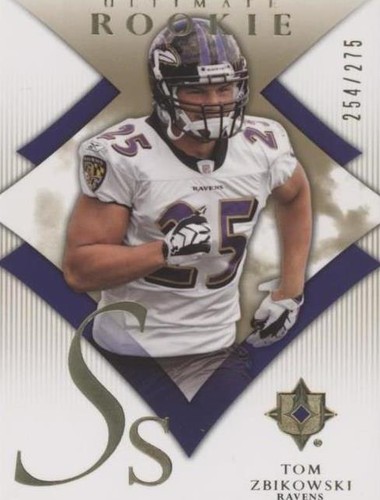 2008 Ultimate Collection Tom Zbikowski #196
