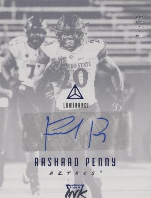 2018 Panini Luminance Rashaad Penny #RI-RAP