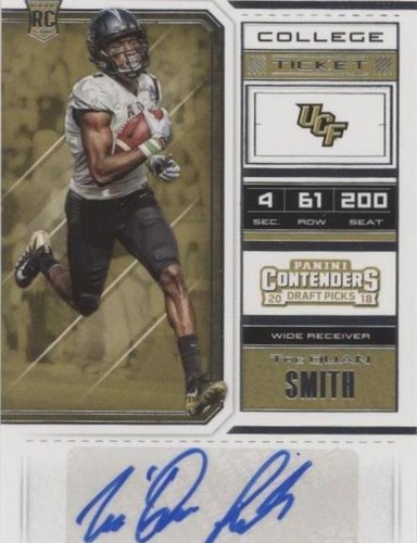 2018 Panini Contenders Draft Picks Tre'Quan Smith #283