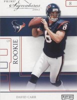 2002 Playoff Prime Signatures David Carr #88
