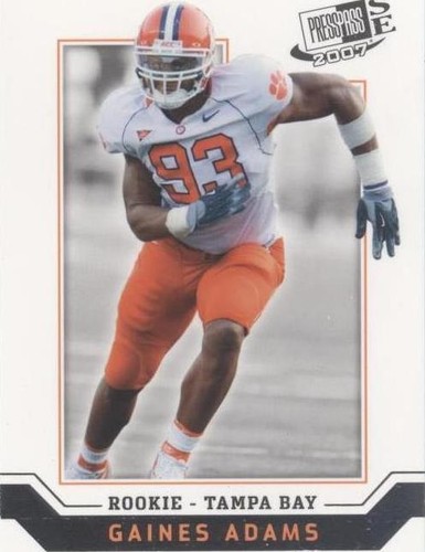 2007 Press Pass SE Gaines Adams #37