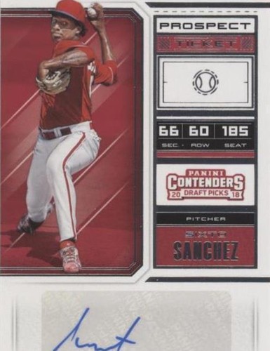 2018 Panini Contenders Draft Picks - Sixto Sanchez #29
