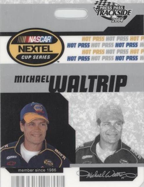 2004 Press Pass Trackside - Michael Waltrip #HP 18