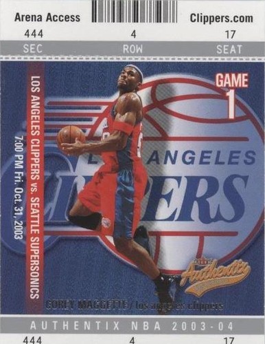 2003-04 Fleer Authentix - Corey Maggette #84