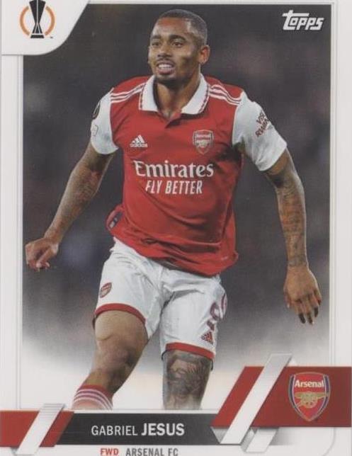 2022-23 Topps UEFA Club Competitions Gabriel Jesus #38