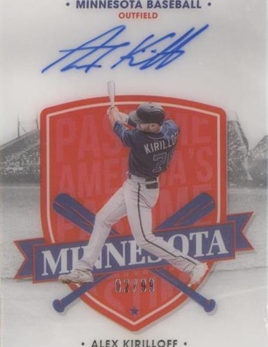 2021 Panini Chronicles - Alex Kirilloff #AP-AK