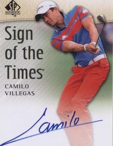 2014 SP Authentic - Camilo Villegas #SOTT-CV