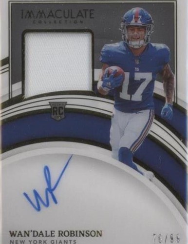 2022 Panini Immaculate Collection Wan'Dale Robinson #115