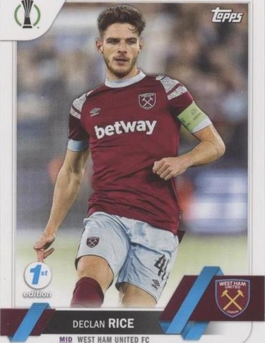 2022-23 Topps UEFA Club Competitions 1st Edition Declan Rice #41