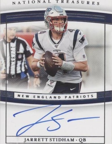 2019 Panini National Treasures Jarrett Stidham #RS-JS